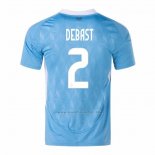 2ª Camiseta Belgica Jugador Debast 2024