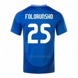 1ª Camiseta Italia Jugador Folorunsho 2024-2025