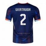 2ª Camiseta Paises Bajos Jugador Geertruida 2024-2025
