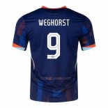 2ª Camiseta Paises Bajos Jugador Weghorst 2024-2025