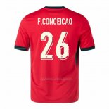 1ª Camiseta Portugal Jugador F.Conceicao 2024