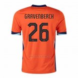 1ª Camiseta Paises Bajos Jugador Gravenberch 2024-2025