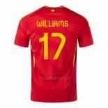 1ª Camiseta Espana Jugador Williams 2024