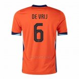 1ª Camiseta Paises Bajos Jugador De Vrij 2024-2025