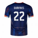 2ª Camiseta Paises Bajos Jugador Dumfries 2024-2025