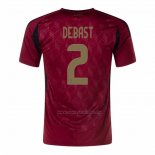 1ª Camiseta Belgica Jugador Debast 2024