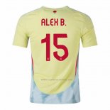 2ª Camiseta Espana Jugador Alex B. 2024