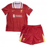 1ª Camiseta Liverpool Nino 2024-2025