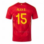 1ª Camiseta Espana Jugador Alex B. 2024