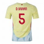 2ª Camiseta Espana Jugador D.Vivian 2024