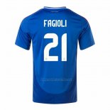1ª Camiseta Italia Jugador Fagioli 2024-2025