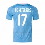 2ª Camiseta Belgica Jugador De Ketelaere 2024