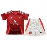 1ª Camiseta Manchester United Nino 2024-2025