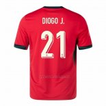 1ª Camiseta Portugal Jugador Diogo J. 2024