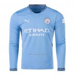 1ª Camiseta Manchester City Manga Larga 2024-2025